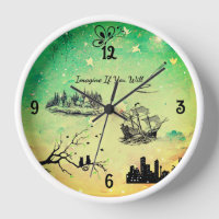 Imagina si el reloj de pared