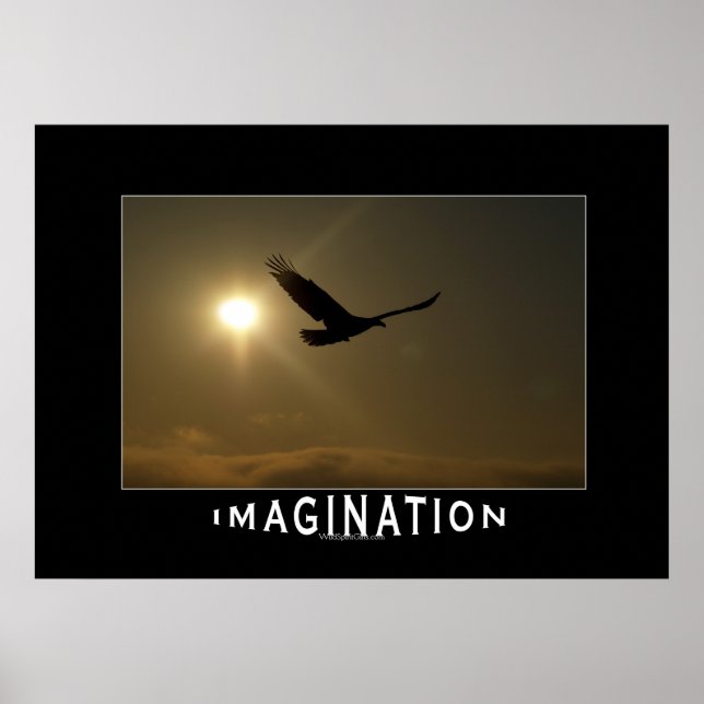 IMAGINACIÓN DE Águila y Sol Impresión fotográfica  (Frente)