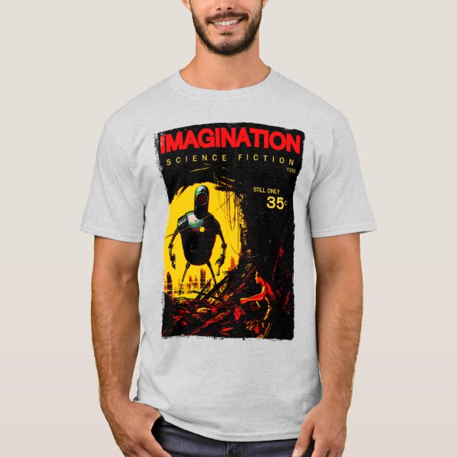 Imaginación de los años 50: Camiseta de ciencia fi (Anverso)