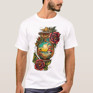 Imaginación de tinta: Diseño de camiseta Tattoo Te