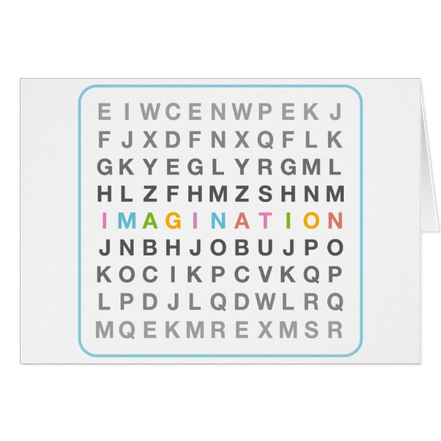 Imaginación en el rompecabezas (Anverso (Horizontal))