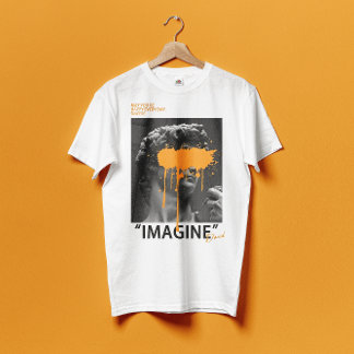 IMAGINEN la escultura David con la camiseta de pin