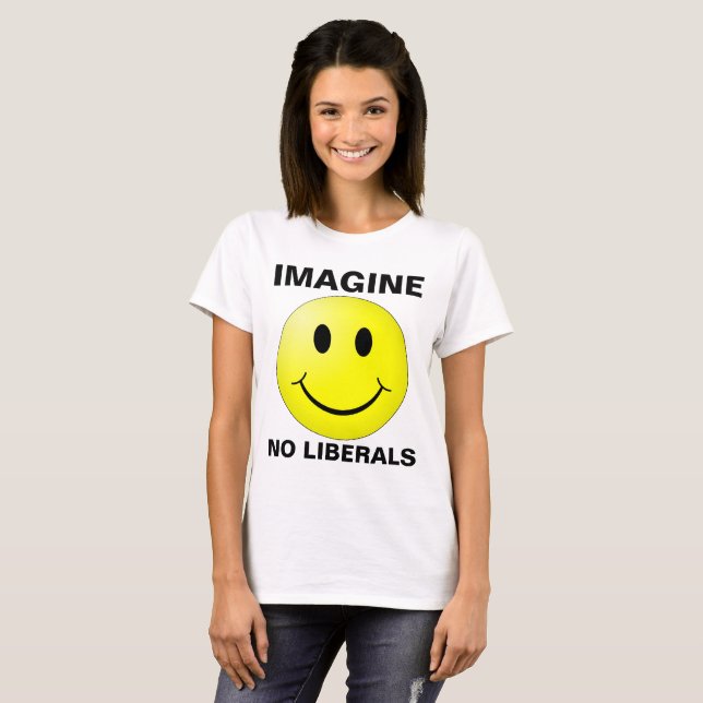 IMAGINEN NO Camisetas LIBERALES (Anverso completo)