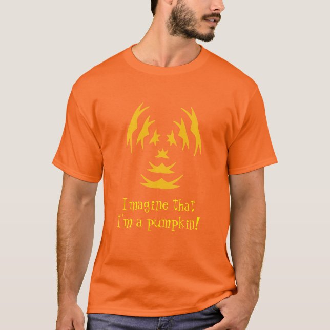 Imaginen que soy una calabaza, Camisetas de Hallow (Anverso)