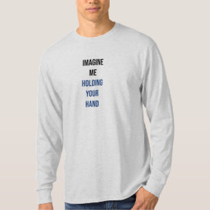 Imaginen que tengo su camiseta de mano