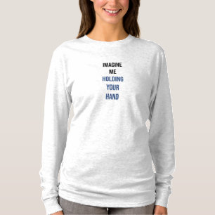Imaginen que tengo su camiseta de mano