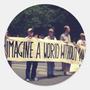 Imaginen un mundo sin Pegatinas de guerra