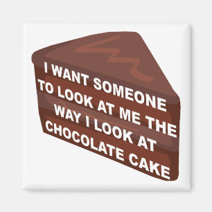 Imaime Como Tarta De Chocolate Imán De Nevera Dive