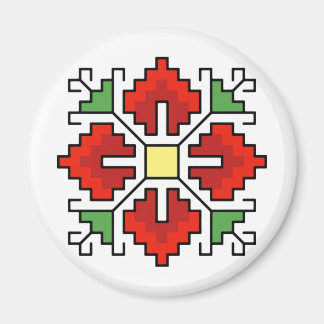 Imán М0061 Magnet Búlgaro motif shevitsa rojo