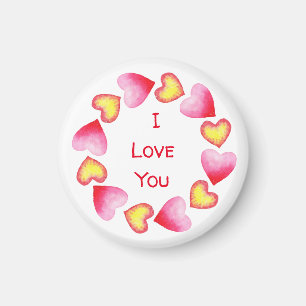 Imán С Romántico te amo El día de San Valentín