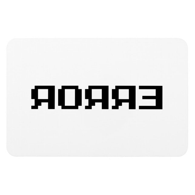 IMÁN Я OЯ Я Ǝ | ERROR (Horizontal)