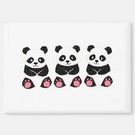 IMÁN ポップ・シンプルなデザイン☆ぱんだのマグネット