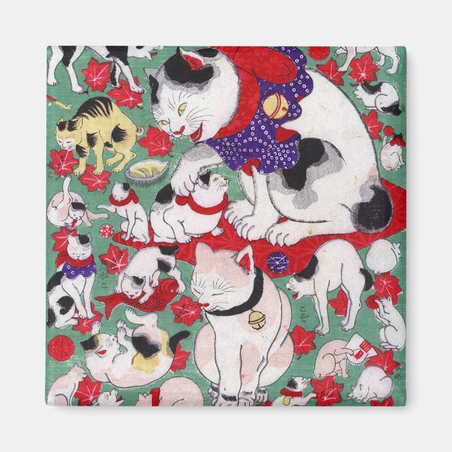 Imán 作者不詳 Cats, Author unknown (Frente)