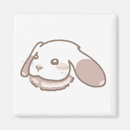 IMÁN 北欧風たれ耳うさぎイラストマグネット｜温かみと愛らしさをプラスするデザインマグネット