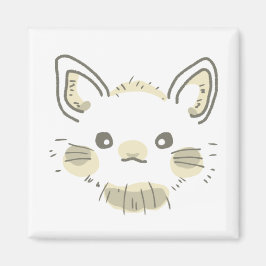 IMÁN 北欧風ネザーランドドワーフうさぎイラスト｜温かみと洗練を兼ね備えたデザイン  マグネット