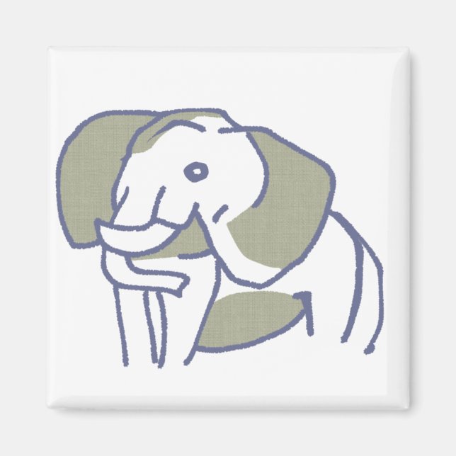 IMÁN 北欧風象イラストマグネット｜温かみと洗練を兼ね備えたデザイン  マグネット (Frente)