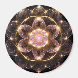 IMÁN 輝くピンクの華マグネット