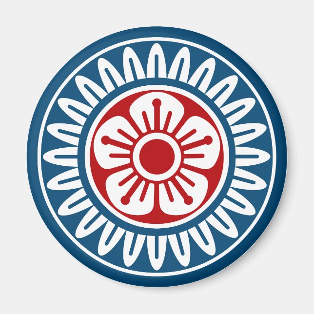 IMÁN 麻雀牌 1筒 イーピン_ロゴのみ-01 (Frente)