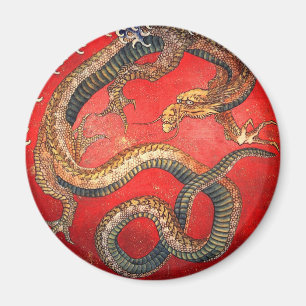 Imán 龍 斎 北, 北 の Dragón Hokusai, Hokusai