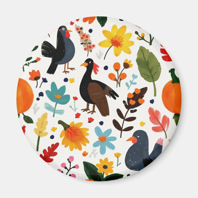 Imán 귀 여 운 칠 면 마 htém (Frente)