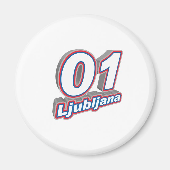 Imán 01 Ljubljana (Frente)