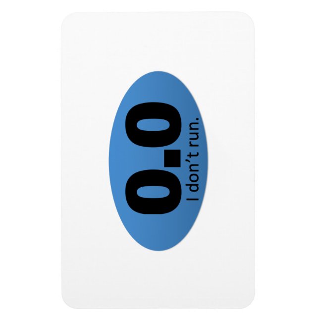 Imán 0.0 Yo no corro. (Vertical)