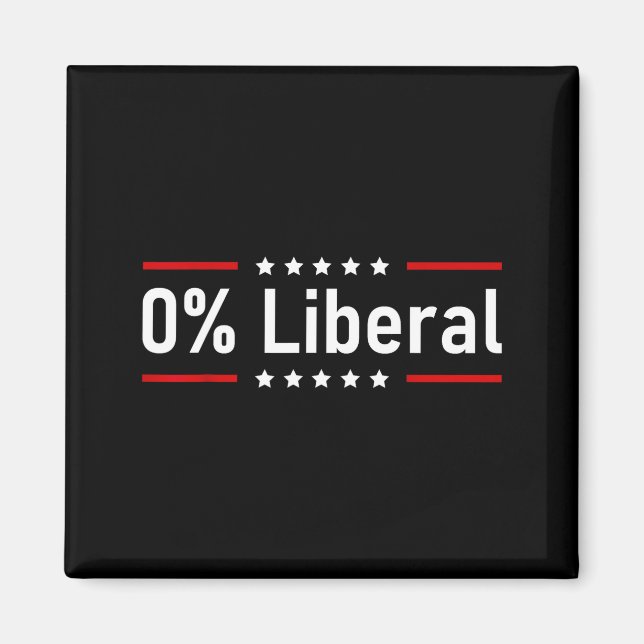 Imán 0% Liberal - Zero Percent Statement  (Frente)