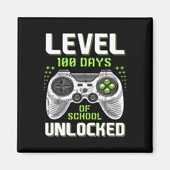 Imán 100º Día De Enseñanza 100 Días Hasta El Jugador De (Frente)