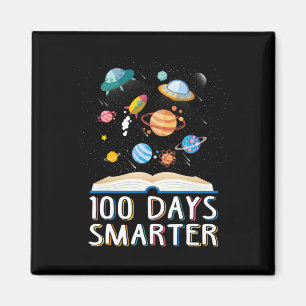 Imán 100º Día De La Escuela 100 Días Libros Más Intelig
