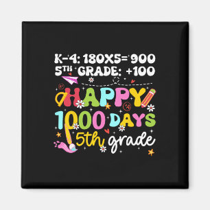 Imán 1000 días más inteligente profesor de quinto grado