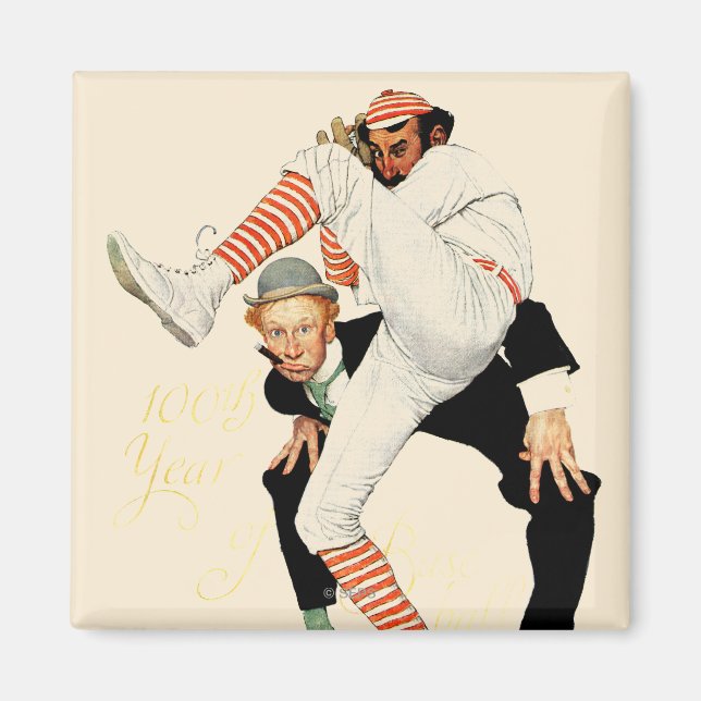 Imán 100° Aniversario del Béisbol (Frente)