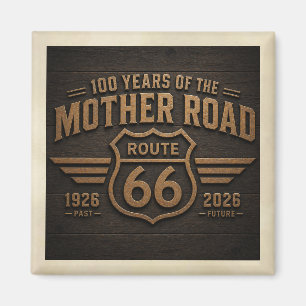 Imán 100 años Mother Road 66