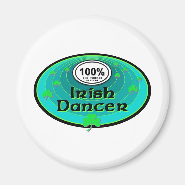 Imán 100% danza irlandesa (Frente)