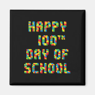 Imán 100° Día de Construcción Escolar Bloquea A Profeso