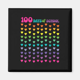 Imán 100° Día De Enseñanza 100 Días Math Num