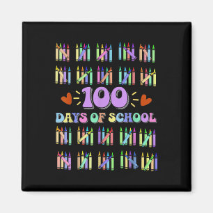 Imán 100° Día De Enseñanza 100 Días Math Num