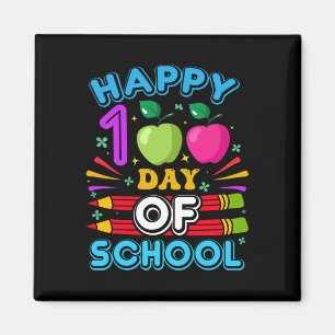 Imán 100° Día De La Escuela 100 Días De Maestra Escolar