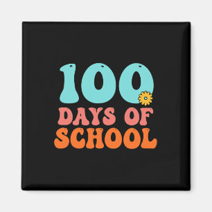 Imán 100° Día De La Escuela 100 Días De Maestra Escolar