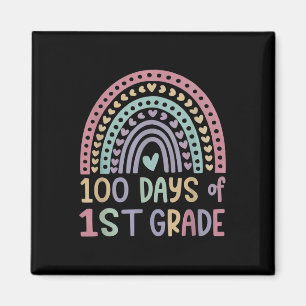 Imán 100° Día De La Escuela 1° Grado 100 Días Más Intel