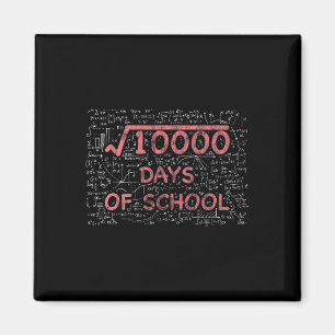 Imán 100° Día De Maestra Escolar 100 Días De Escuelas