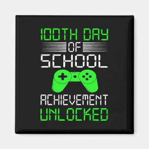 Imán 100° Día De Niños Camisas Escolares Videojuegos Ni