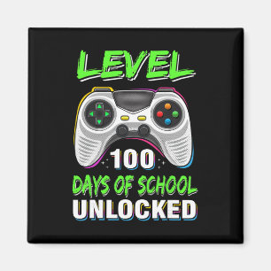 Imán 100° Día De Niños Camisas Escolares Videojuegos Ni
