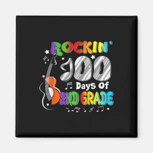 Imán 100 Días De 2do Grado 100º Día De Escuela Niños Ca
