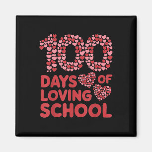 Imán 100 días de amadas profesoras escolares