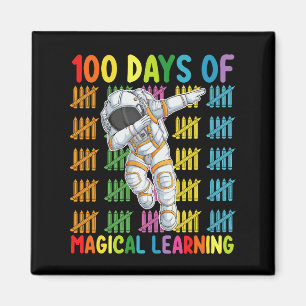 Imán 100 Días De Aprendizaje Mágico Escuela De Astronau