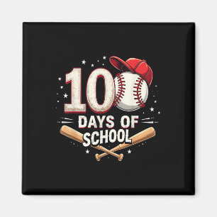 Imán 100 Días De Béisbol Escolar 100º Día De La Escuela