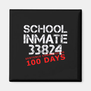Imán 100 Días De Camisa Escolar Para Estudiantes 100º D