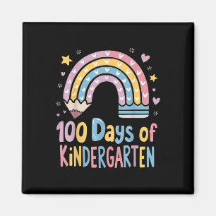 Imán 100 días de Chicas de camisas infantiles