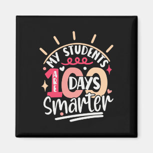 Imán 100 días de clases Mis estudiantes son 100 días in