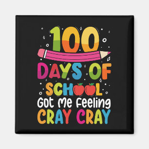 Imán 100 Días De Colegio Me Hacen Sentir Loco Loco